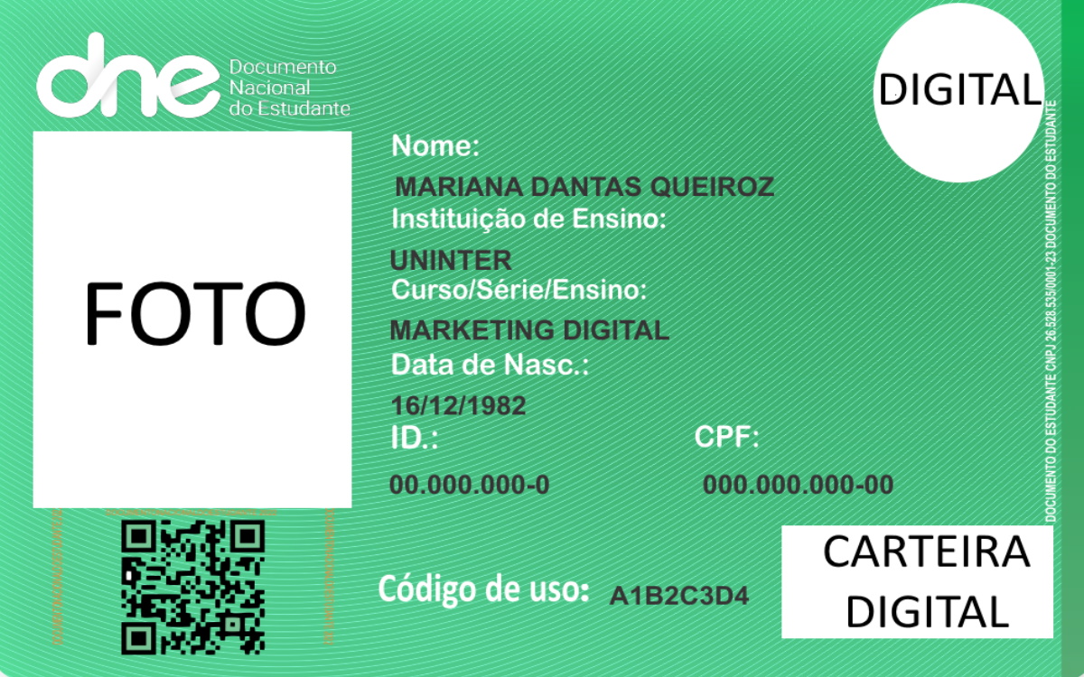 Carteira Nacional do Estudante 2024 Digital Onde Fazer e Validade HPG